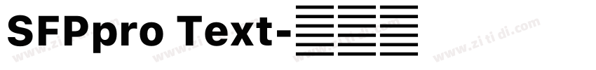 SFPpro Text字体转换